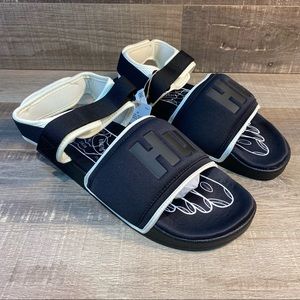 Adidas Pharrell x Adilette 2.0 Human Made Slide ‘Black White’